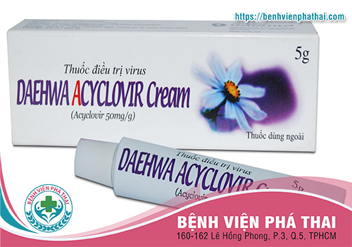 Thuốc Daehwa Acyclovir Cream Công Dụng Và Liều Dùng