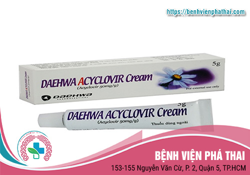  Thuốc Daehwa Acyclovir Cream Công Dụng Và Liều Dùng